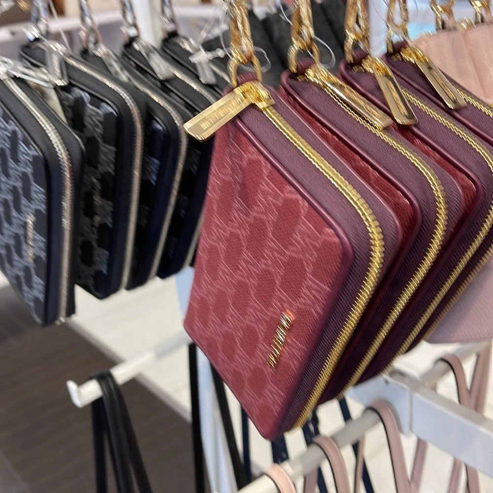 Michael Kors Jet Set Travel Large Phone Case Wristlet Wallet MK Mulberry Multi - Picture 16 of 16